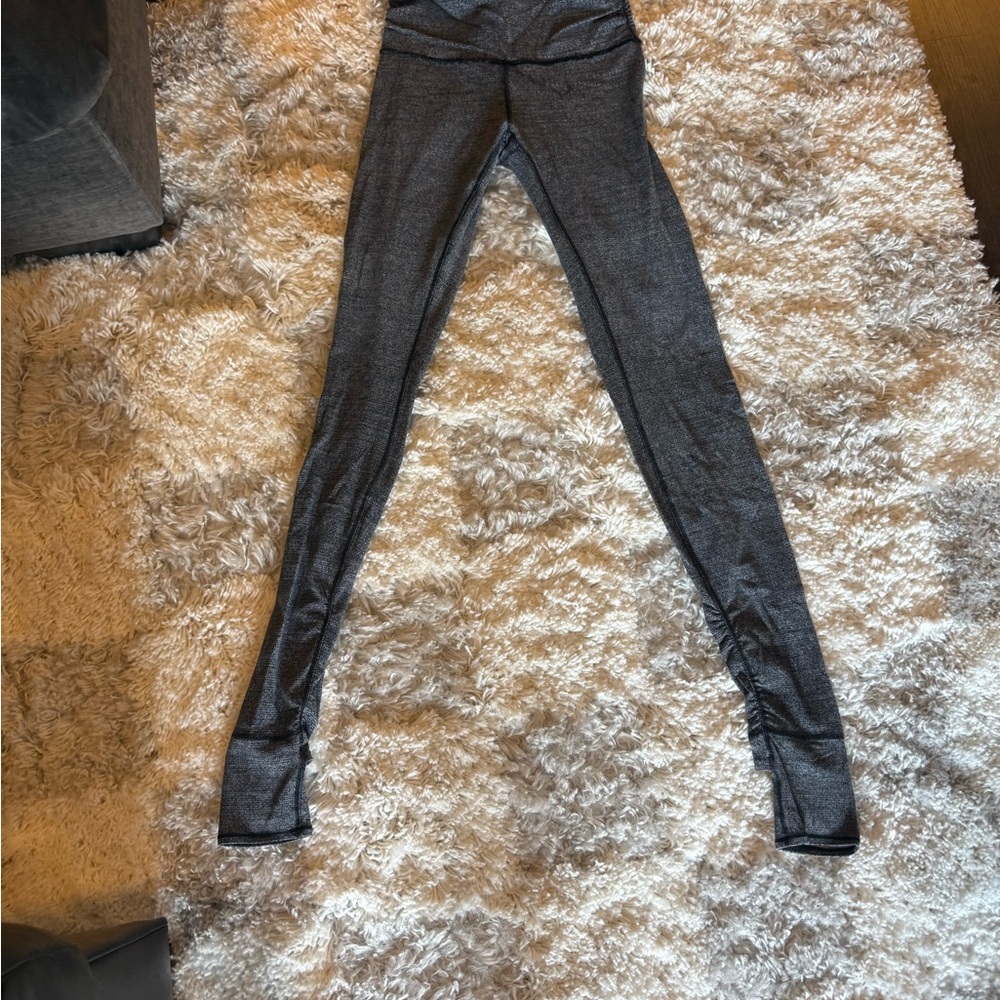 Lululemon Athletica Charcoal Gray Leggings